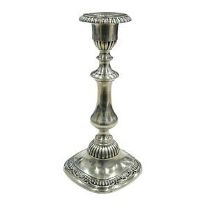 Reed & Barton Sheraton 5115 Silverplate Candle Stick Holder Antique 10”